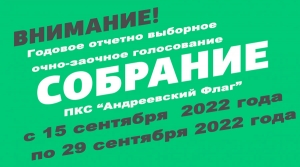 Очно-Заочное Голосование ПКС &quot;АФ&quot; 2022г.